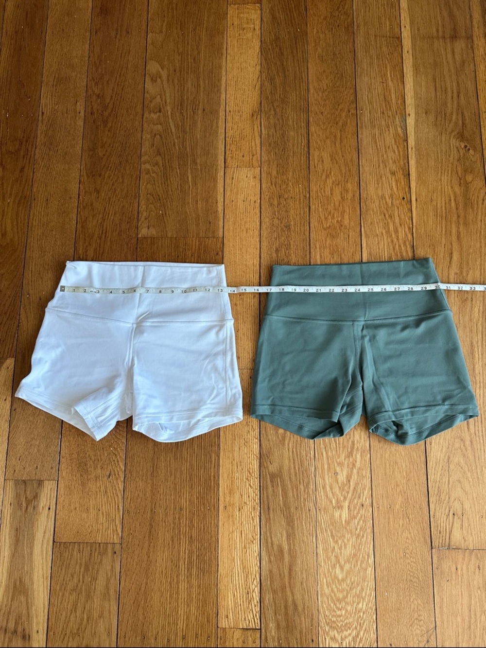 Green Lululemon Align 4” Shorts